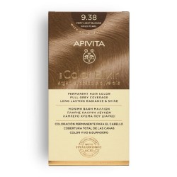 Apivita My Color Elixir Kit Βαφή Μαλλιών No 9.38 Ξανθό Πολύ Ανοιχτό Μελί Περλέ
